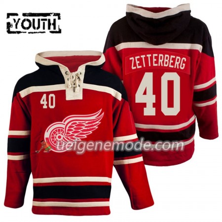 Kinder Eishockey Detroit Red Wings Henrik Zetterberg 40 Rot Sawyer Hooded Sweatshirt